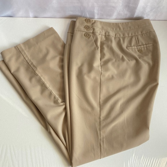 Sharagano Tan Dressy Slacks Size 12 - Picture 1 of 10